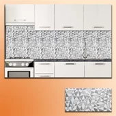 Mutfak Tezgah Arası Seramik Dekor Piero ARES SİYAH 30x60 cm - 1