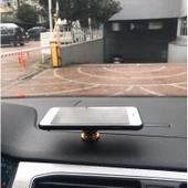 Space Torpido Üstü Mıknatıslı Telefon Tutacağı Altın / SYTE145 thumbnail 2