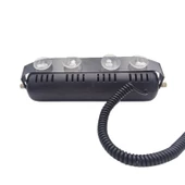 Space Cam İçi Çakar Lamba Uzaktan Kumandalı 16 Led 24W 12V Kırmızı-Mavi / LAPA520 - 5