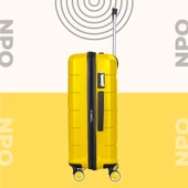 NPO Diamond PP(Polipropilen) Küçük Boy Kırılmaz Valiz-Sarı - 5