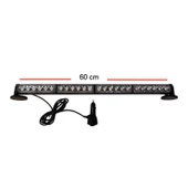 Space 4'lü Tepe Çakar Lamba Mıknatıslı 12-24v Kırmızı-Mavi 59 Cm / LAPA116 - 1