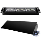 Çakar lamba 13 fonksiyonlu 18 led 12v kırmızı-mavi-beyaz / LAPA532 - 1
