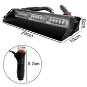 Çakar lamba 13 fonksiyonlu 18 led 12v kırmızı-mavi-beyaz / LAPA532 - 5