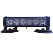 Tepe çakar lamba mıknatıslı vantuzlu 21 fonksiyonlu 15,5cm  6 ledli kırmızı-mavi usb-fiş şarjlı-kumandalı  adet  / LAPA118-2 thumbnail 1