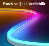 Metrelik Esnek Şerit Neon LED - 16 Renk ve 4 Fonksiyonlu - 4