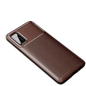 Samsung Galaxy A02s (A025) Kılıf Focus Carbon Desen Silikon Arka Kapak - 3