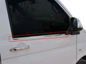 VW Caravelle Cam Çıtası 2 Prç  Krom 2003-2010 - 1