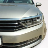 VW Passat B8 Far Üst Çıtası 3 Prç Krom 2015 ve Sonrası - 1