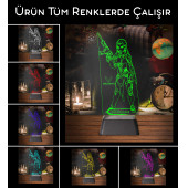 VALORANT Reyna Figürlü Doğum Günü Hediyesi 3 Boyutlu Gece Lambası(VALO10) - 2