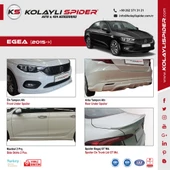 Fiat Egea Reflektör Çıtası 2 Prç Krom 2015 ve Sonrası - 2