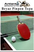 Beyaz Pinpon Topu 20 Adet Masa Tenis Topu Evcil Hayvan Kedi Oyuncağı Okul Sınıf Etkinlik Deney Topu - 3