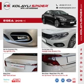 Fiat Egea Reflektör Çıtası 2 Prç Krom 2015 ve Sonrası - 3