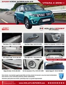 Suzuki Vitara 4 Sis Farı Çerçevesi 2 Prç Krom 2016 ve Sonrası - 2