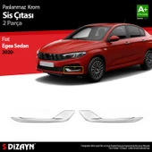 S-Dizayn Fiat Egea Sedan Krom Sis Çıtası 2 Prç. 2020 Üzeri - 1