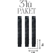 3'lü Kadife Saç Sosisi Saç Şekillendirici Kadife Saç Bugidileri Kadın Maşa Isısız Saç Şekillendirme - 5