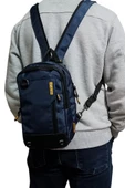 Body Bag Çanta Erkek Göğüs Sırt Çantası Fonksiyonel Kullanım BadyBag 30*17 Cm - 7