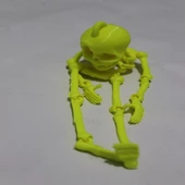 Hareketli İskelet Araba Süsü Lüx Sarı Renkli - 2