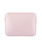 Notebook Laptop Macbook Çantası Suni Deri 13"-13.6" inç - 800-DÜZ Açık Pembe - 4