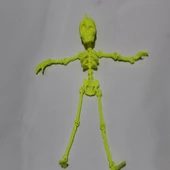 Hareketli İskelet Araba Süsü Lüx Sarı Renkli - 3