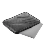 Notebook Laptop Macbook Çantası Suni Deri 13"-13.6" inç - 800-DÜZ Siyah - 3