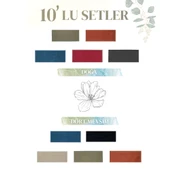 10lu Müslin Bebek Ağız Bezi Emzirme Gaz Çıkartma Mama Salya Tükürük Ağız Silme Beslenme Bezi Mendil - 3