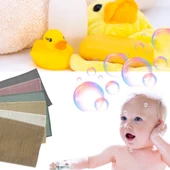 12li Müslin Bebek Ağız Mendili Pamuklu Yumuşak Ağız Silme Temizleme Bezi Anne Bebek Bakım Bez Mendil - 2