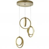 Eray Aydınlatma 1909-3 Eskitme 3 lü Led Avize - 1