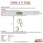 Eray Aydınlatma 1909-3 Eskitme 3 lü Led Avize - 4