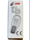 End 15W B15D Duylu Dikiş Makinesi Ampulü - 1