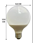 Osaka 15W (100W) 6500K (Beyaz Işık) E27 Duylu G95 Led Glop Ampul (10 Adet) - 3