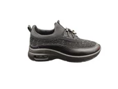 ROW Hava Taban Ortopedik Parlak Taşlı Lastik Bağcıklı Günlük Kadın Sneaker Spor Ayakkabı - 5