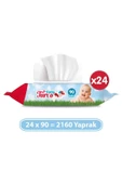 Baby Turco 90 Yaprak 24'lü Paket Islak Mendil - 1