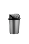 İstridye Plastik Çöp Kovası Gri 7 Litre - 4151_02 - 1