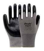 Beybi Nitril Poly Gri-Siyah 12 Li Eldiven - 1