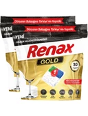 Renax Gold Bulaşık Makinesi Kapsülü Hepsi Bir Arada 60 Lı Tablet thumbnail 1