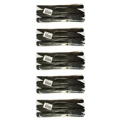 Siyah Plastik Bıçak - Parti Davet Piknik Yemek Bıçağı - 18 Cm. - 100'lü 5 Paket thumbnail 1
