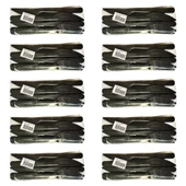 Siyah Plastik Bıçak - Parti Davet Piknik Yemek Bıçağı - 18 Cm. - 100'lü 10 Paket thumbnail 1