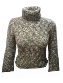 Alegria Kadın El Örgü Tam Balıkçı Kazak St-01549 thumbnail 7