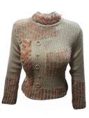 Opss Kadın El Örgü Kazak St-01521 thumbnail 5