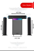 Hepu HP-TV01 3+1 Surround Ev Sinema Ses Sistemi - 2