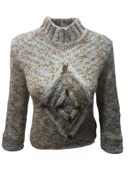 Opss Kadın El Örgü Kazak St-01521 thumbnail 3