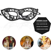 Siyah Kedi Model Dantel Parti Maskesi 12 No thumbnail 3