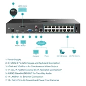 TP-LINK VIGI NVR2016H-16P 16 CHANNEL 4K HDMI VIDEO OUTPUT POE+ NETWORK VIDEO RECORDER - 4