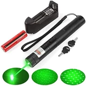 GP-303 Yeşil Lazer Pointer 1000MW Yüksek Güçlü Şarjlı Lazer İşaretleyici - 1