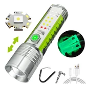 Onelight USB Şarjlı El Feneri, Yeni Nesil 8 MOD Çakarlı El Feneri - 4