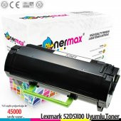 Lexmark MX810dte Muadil Toner / Lexmark 625X / 52D5X00 Muadil Toner - 9