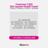 OKI MC363dn Muadil Toner Sarı - 2