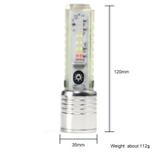 Onelight USB Şarjlı El Feneri, Yeni Nesil 8 MOD Çakarlı El Feneri - 3