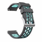 Samsung Gear S3 ve Huawei Watch Gt Gt2 Silikon Kordon Kayış - 6