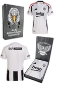 Beşiktaş Orijinal 24-25 Beyaz Forma Bjk Kartal Baskılı Hediyelik Ahşap Kutulu - 1